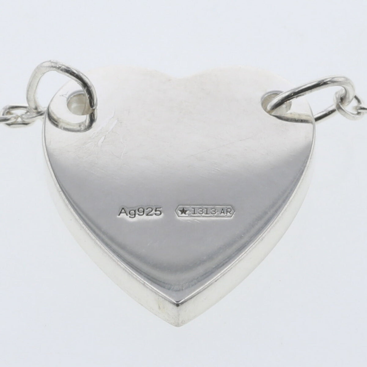 Gucci Bracelet Trademark Heart Pendant Silver 925 Ladies GUCCI