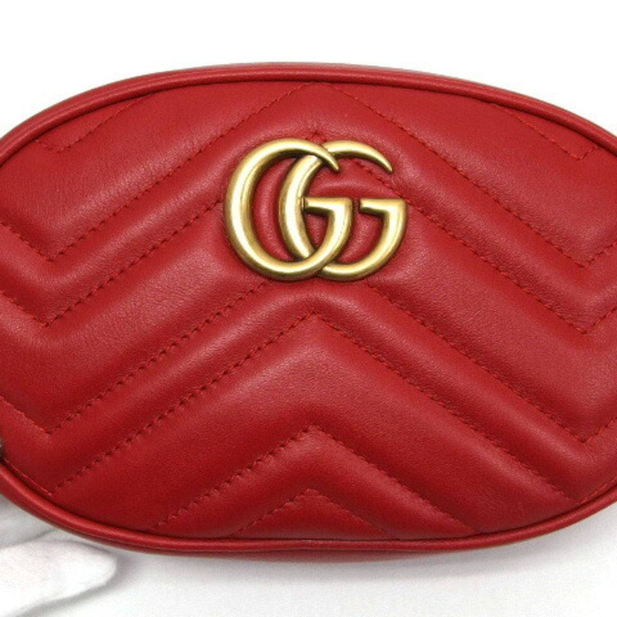 Gucci GG Marmont belt bag red 476434