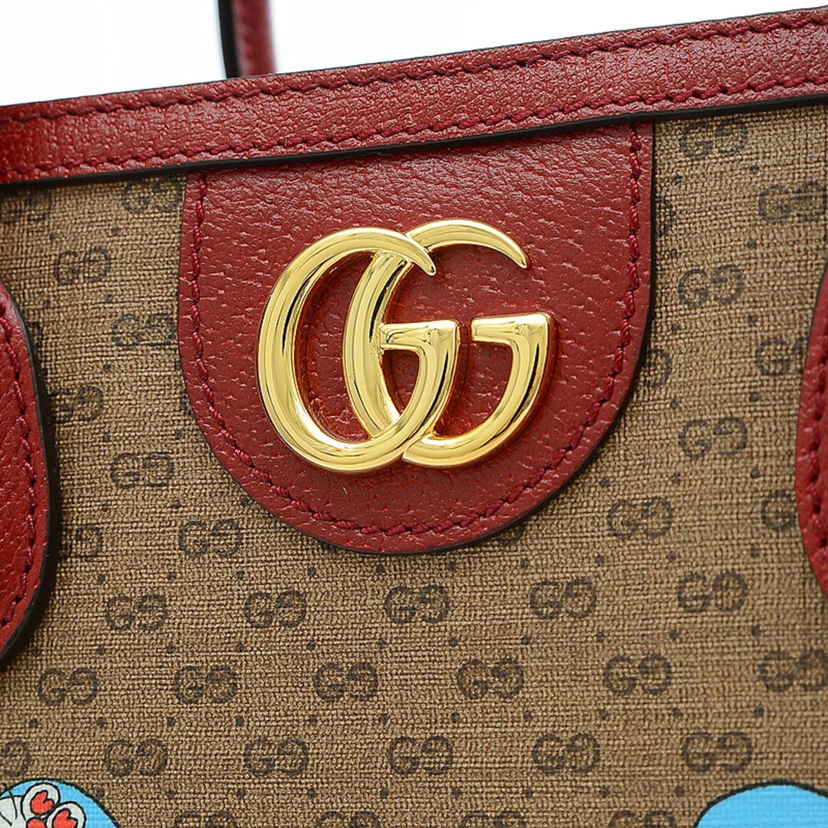 Gucci Mini GG Supreme Doraemon Collaboration 2Way Bag Large Tote 653952