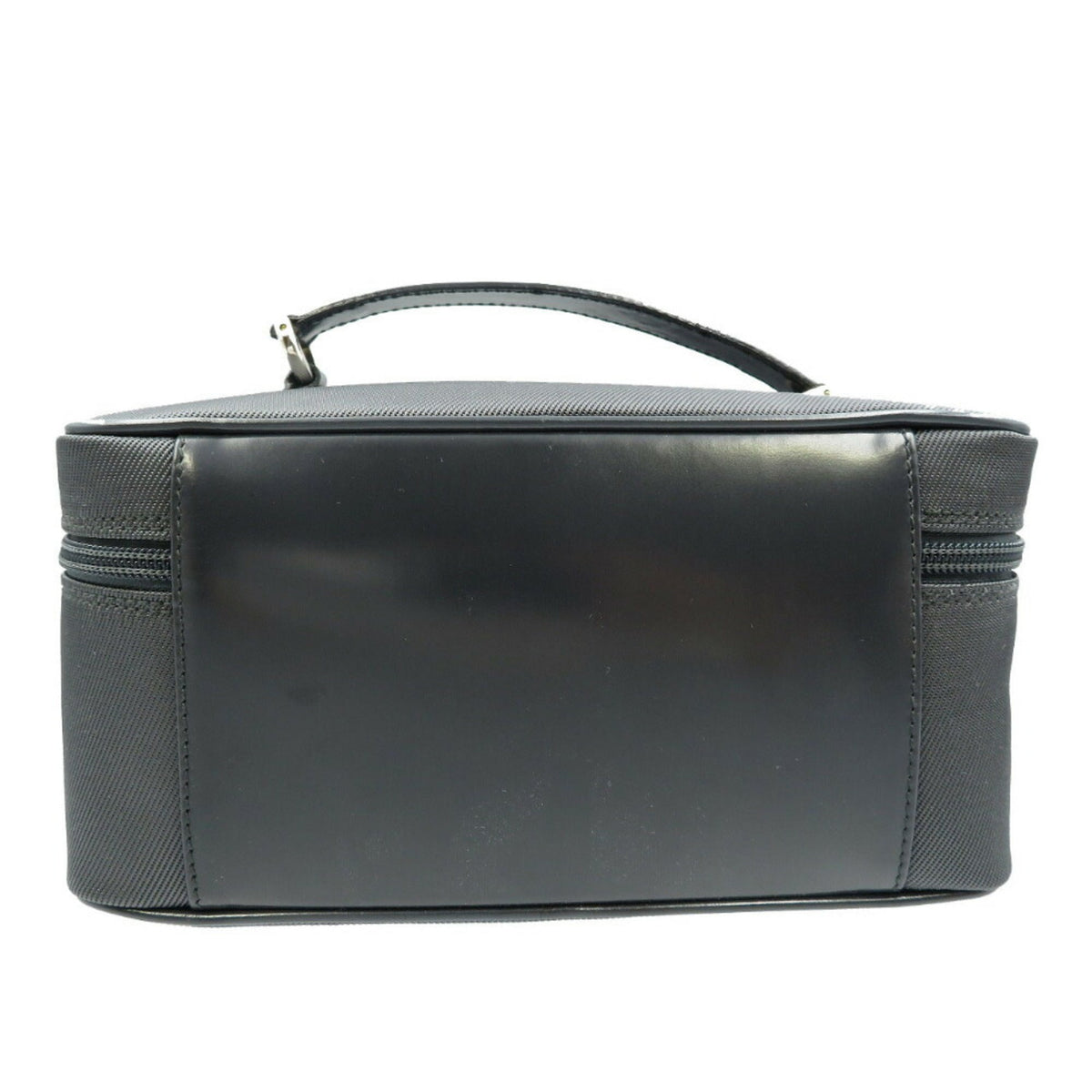 Gucci Bamboo Canvas Black Vanity Bag Makeup Pouch
