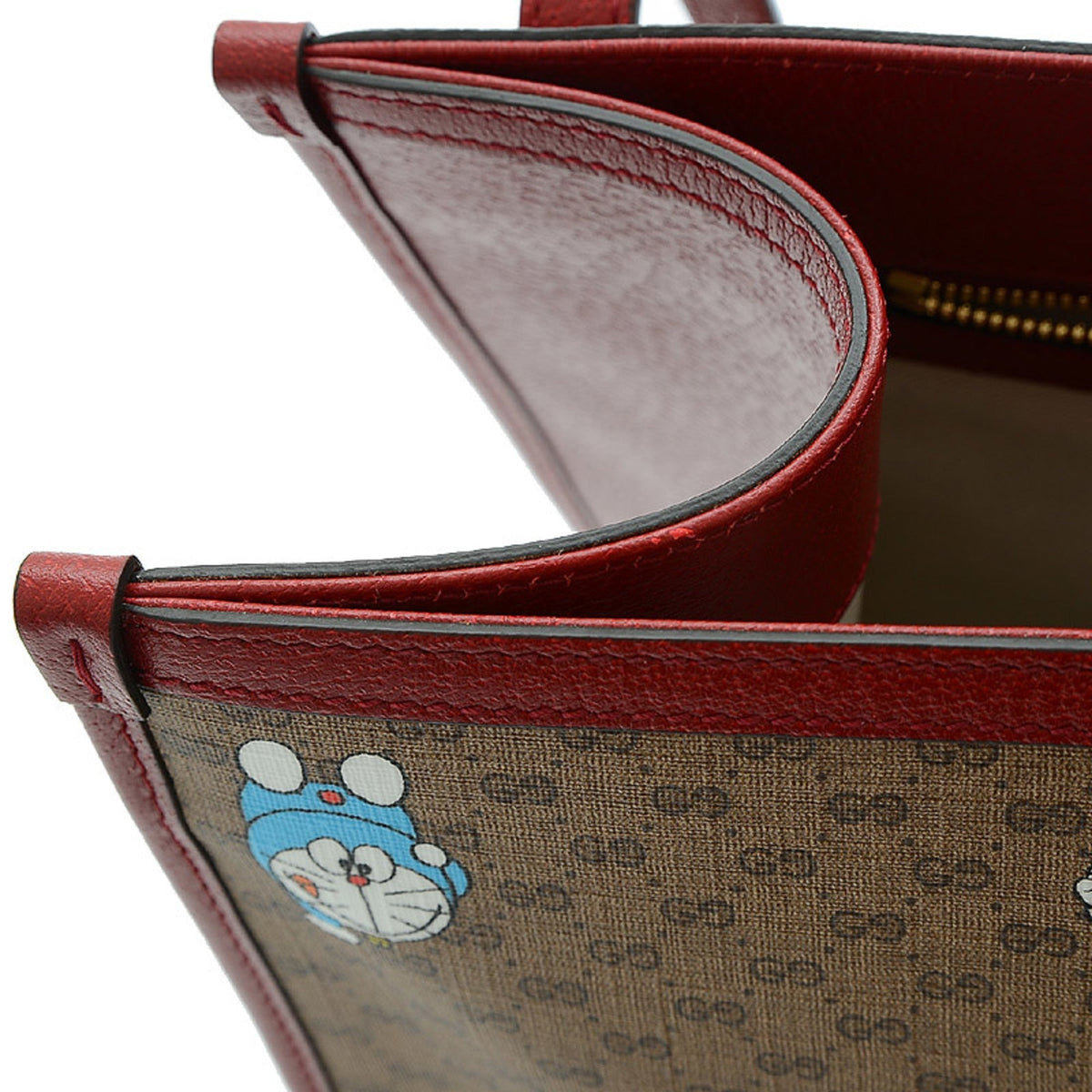 Gucci Mini GG Supreme Doraemon Collaboration 2Way Bag Large Tote 653952