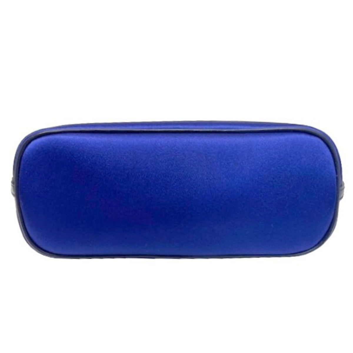 Gucci Accessory Pouch 039.1103 Satin Leather Blue Mini Bag Ladies