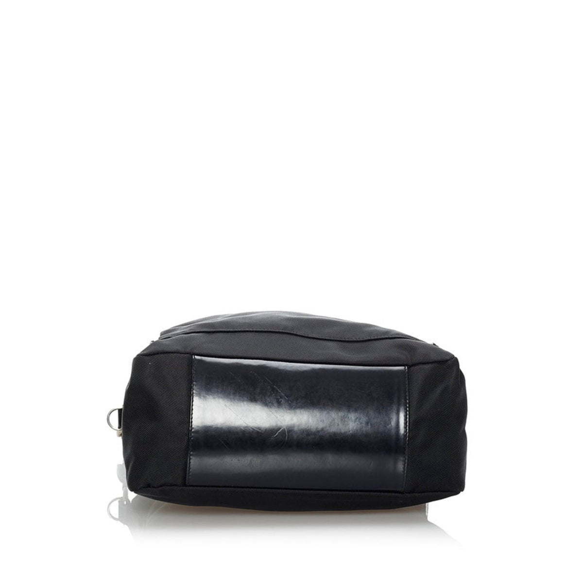 Gucci Bamboo One Shoulder Bag 000 0509 Black Nylon Leather Ladies GUCCI