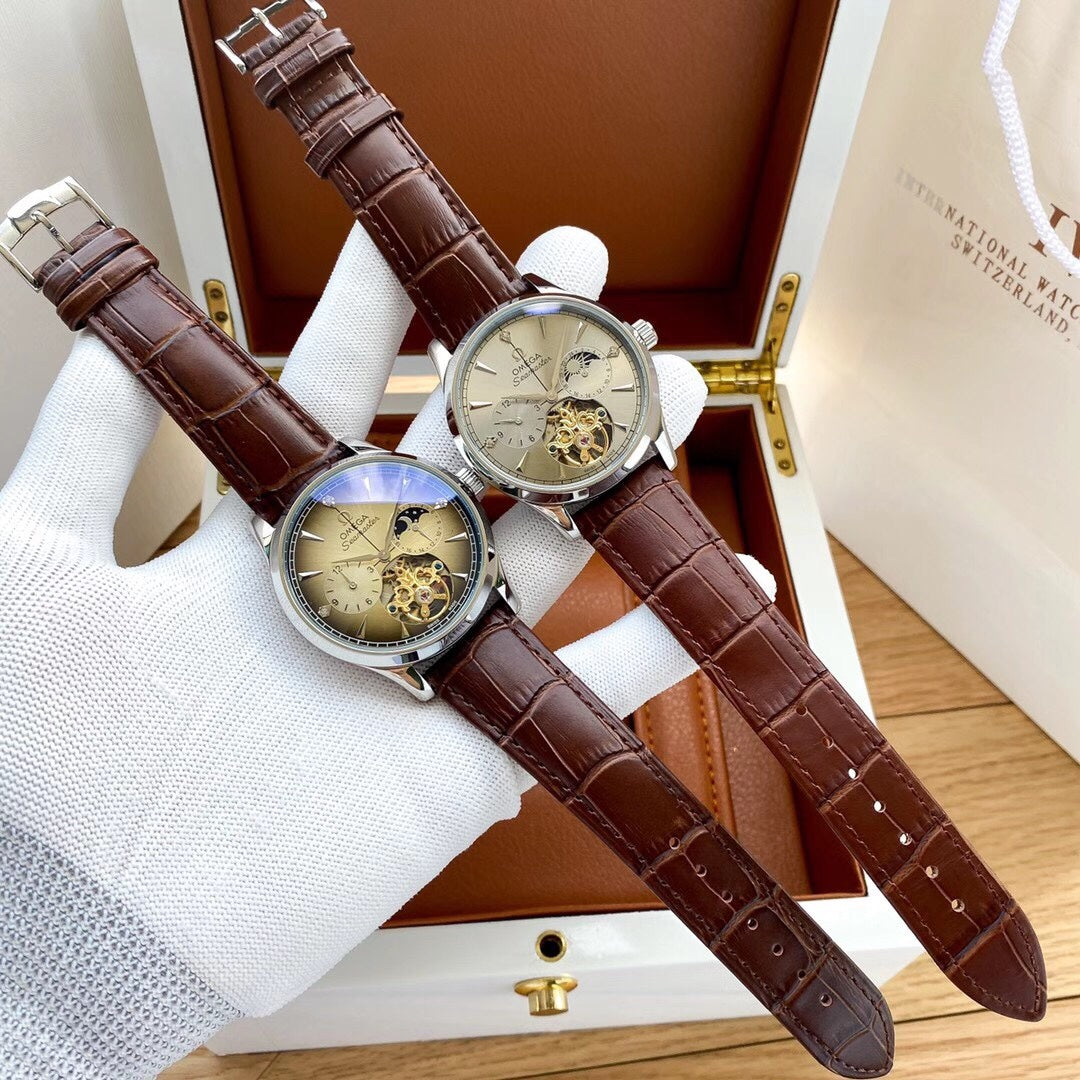 Omega‼️ Men's watch, classic four-pin separation flywheel design