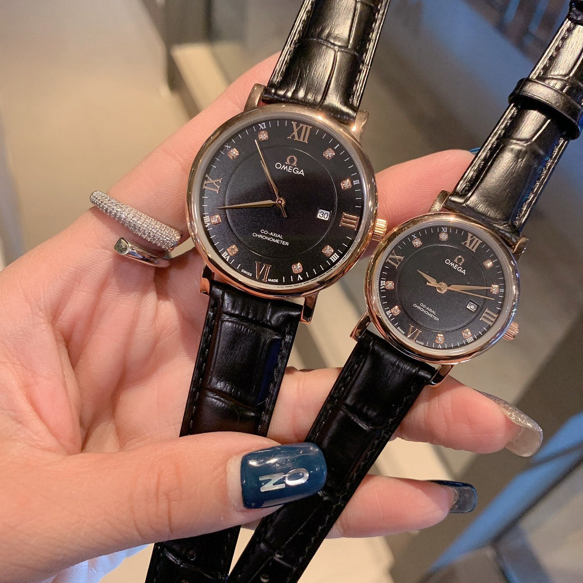 OMEGA Latest couple watch quartz movement