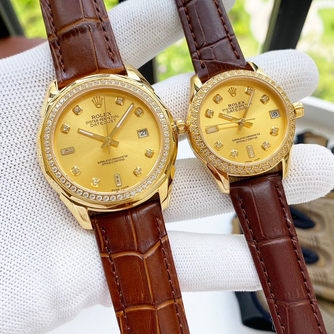 Rolex boutique couple watches