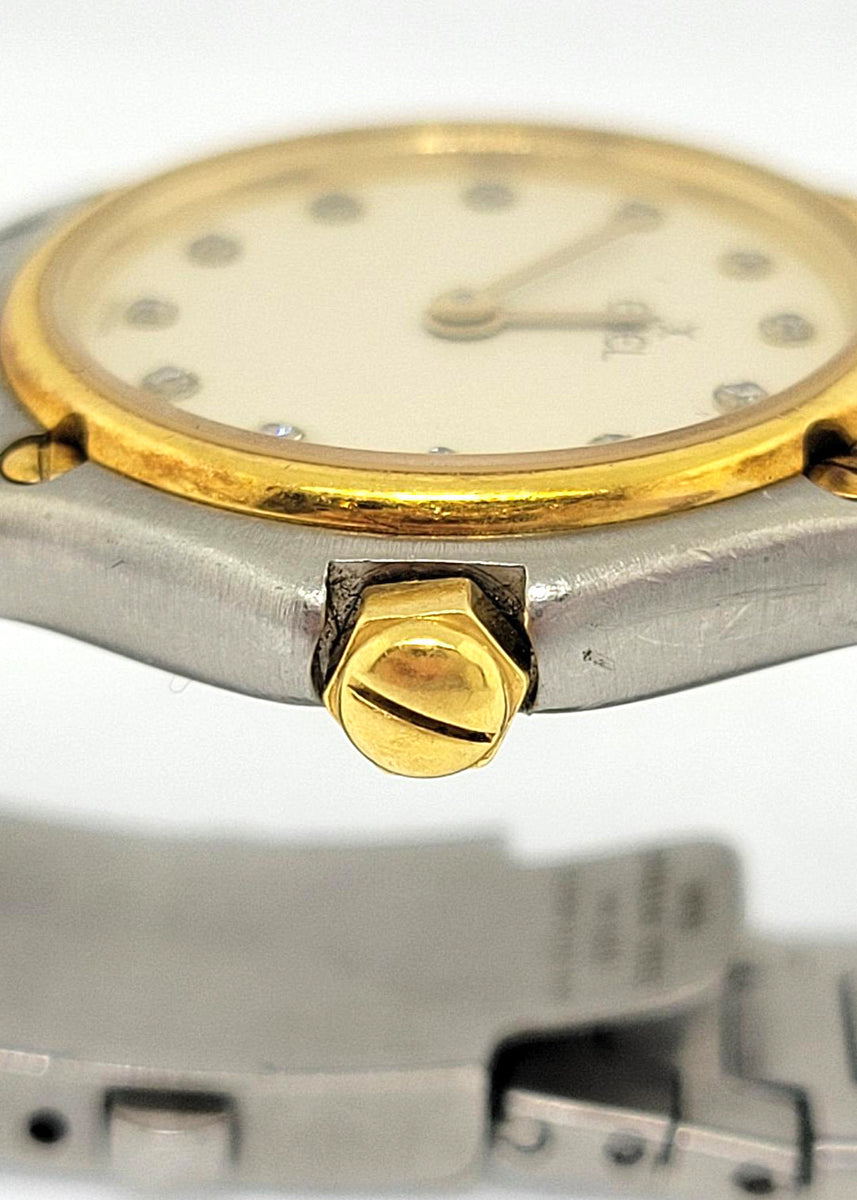 S/S and 24K Gold Plated Ladies Ebel Watch