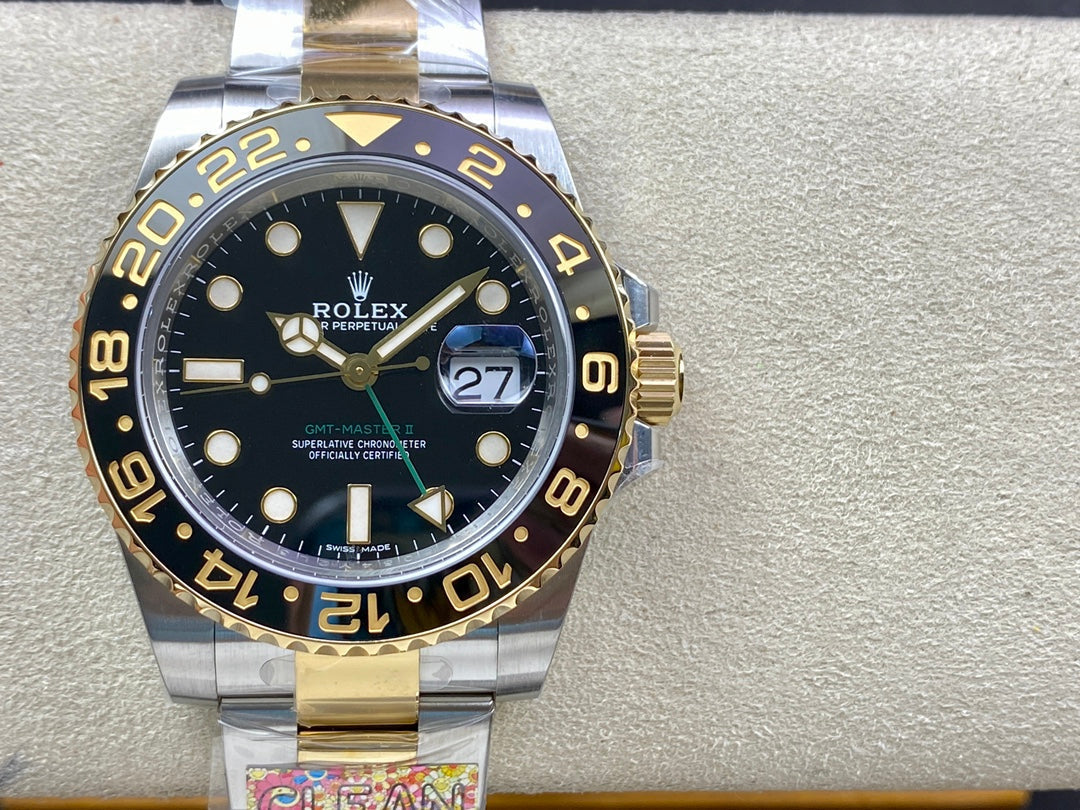 Rolex Greenwich GMT gold ceramic