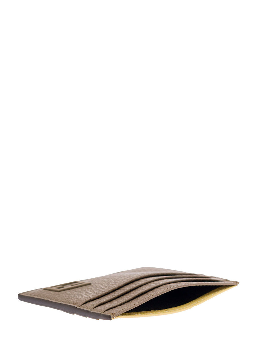 Fendi Men Fendi Man's Brown Leather Card Holder