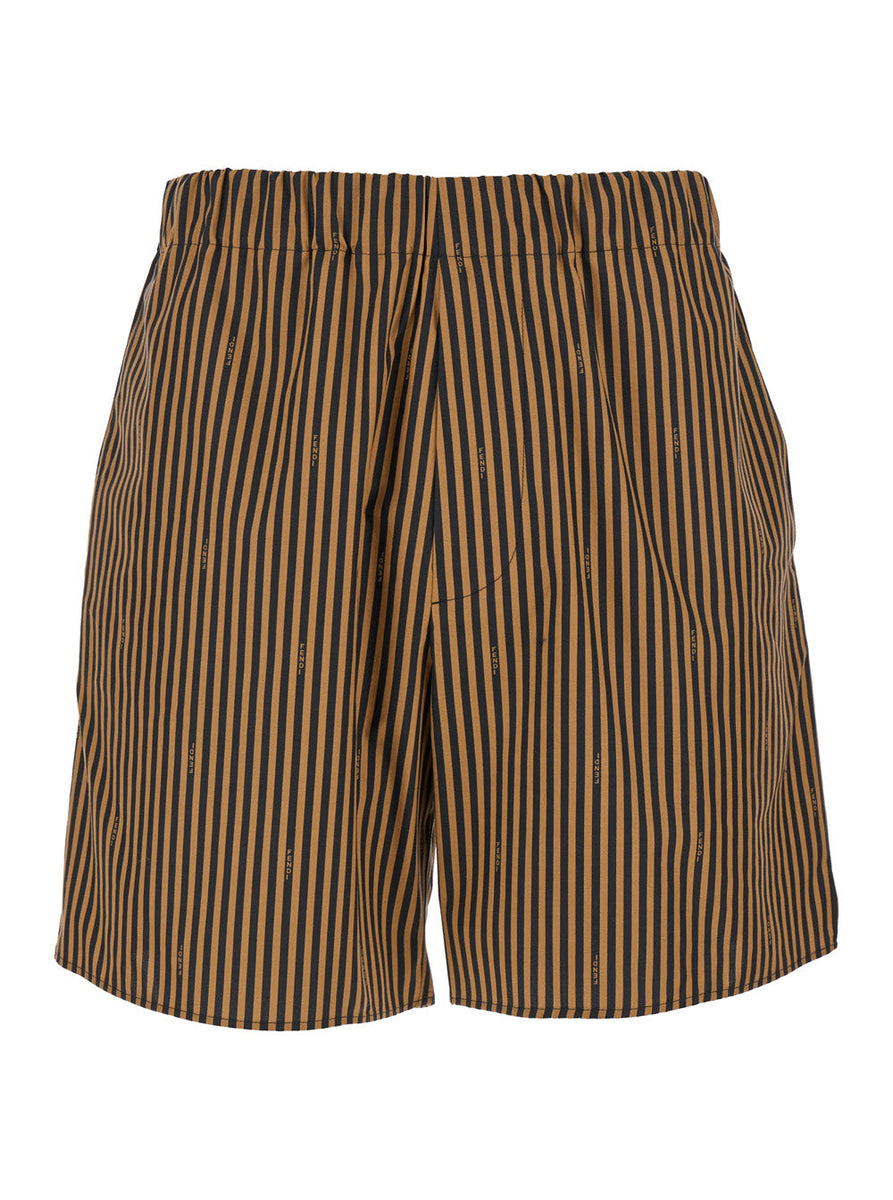 Fendi Men Striped Shorts