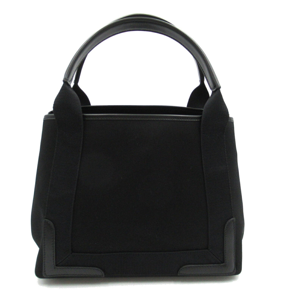 balenciaga Navy Small Cabas Canvas Tote Bag