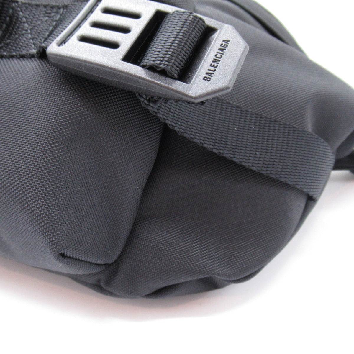 balenciaga Nylon Waist Bag Body Bag Black