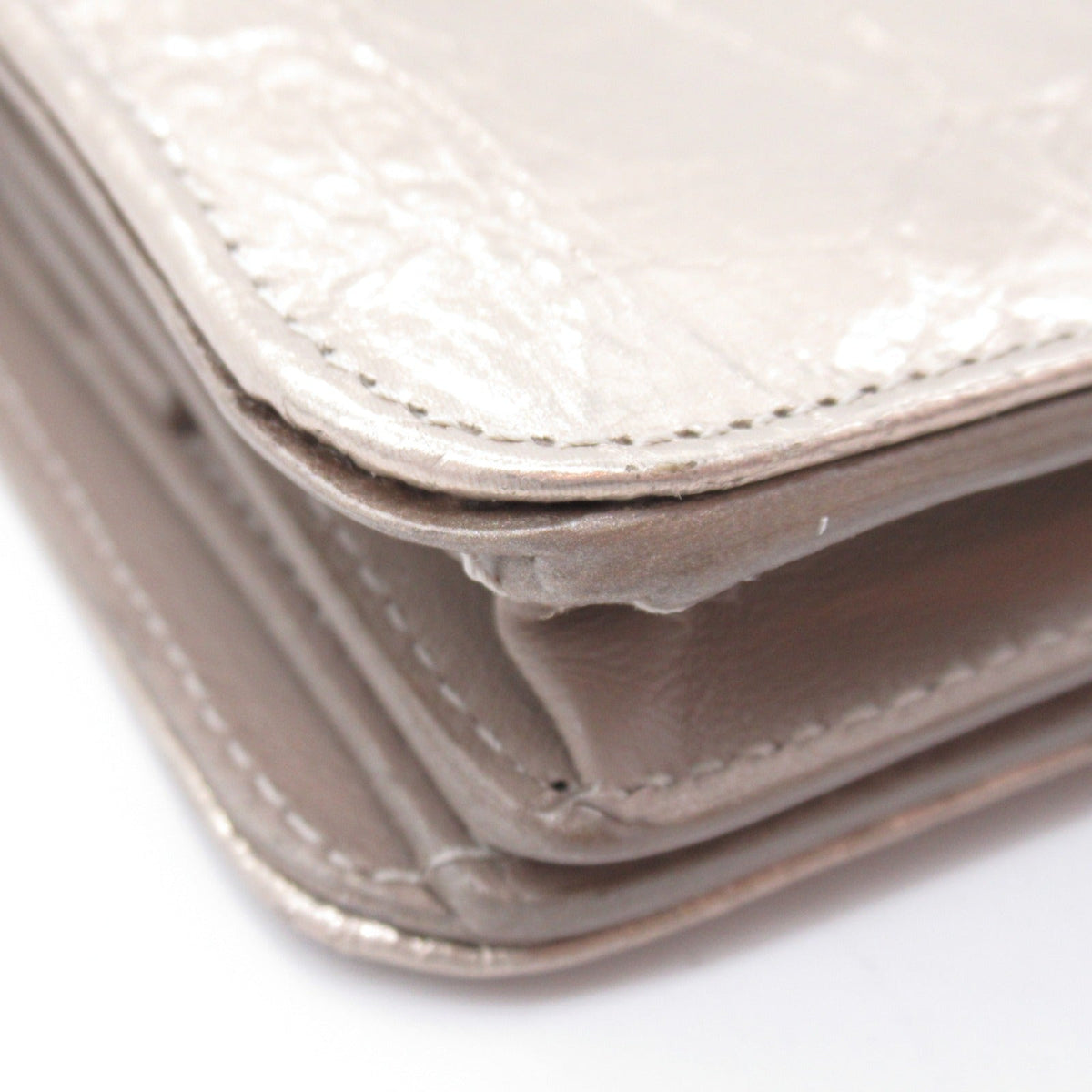 balenciaga Lambskin Bifold Wallet Beige
