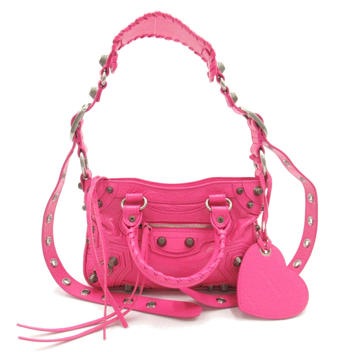 balenciaga Neo Mini Leather Tote Bag Pink