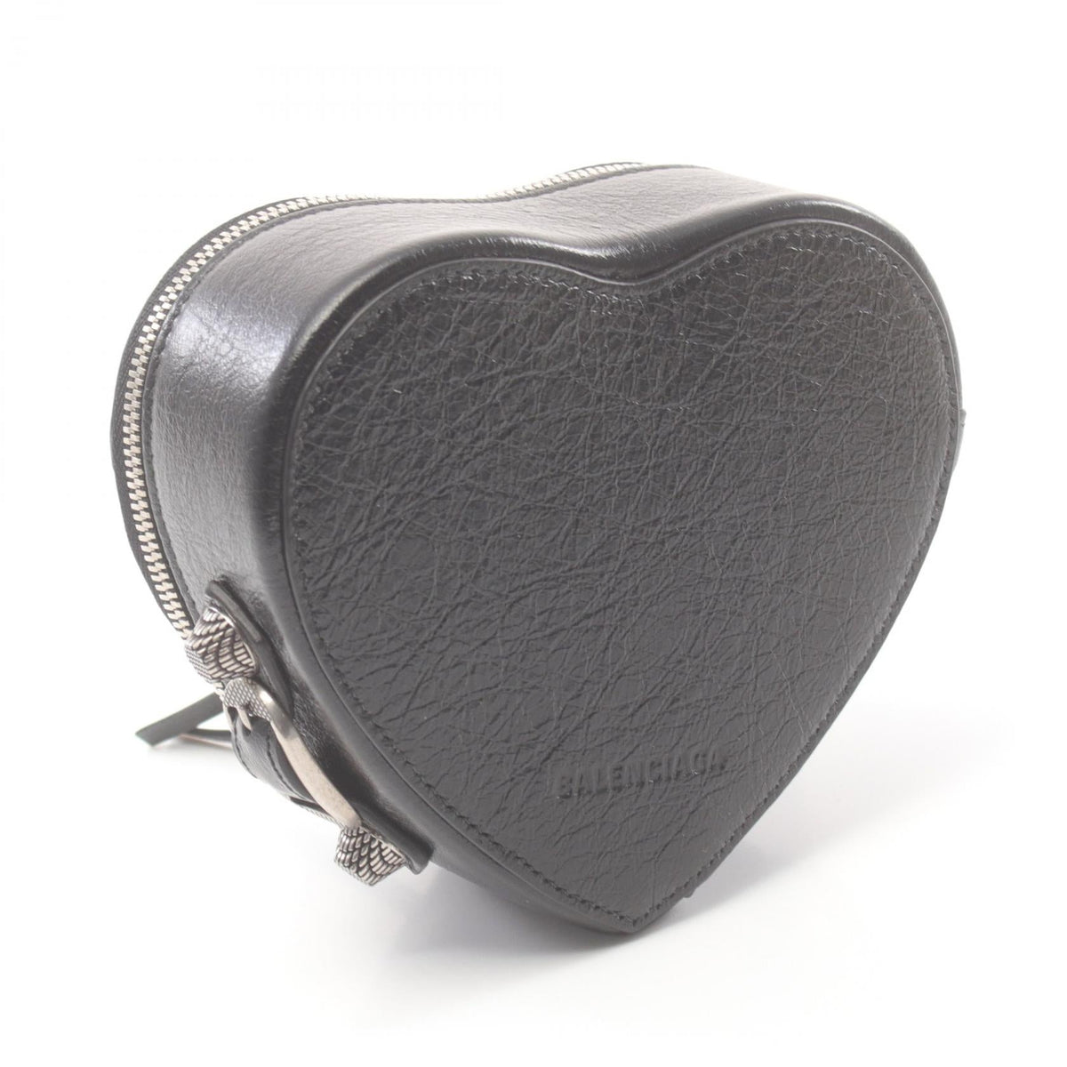 balenciaga Leather Pouch Black