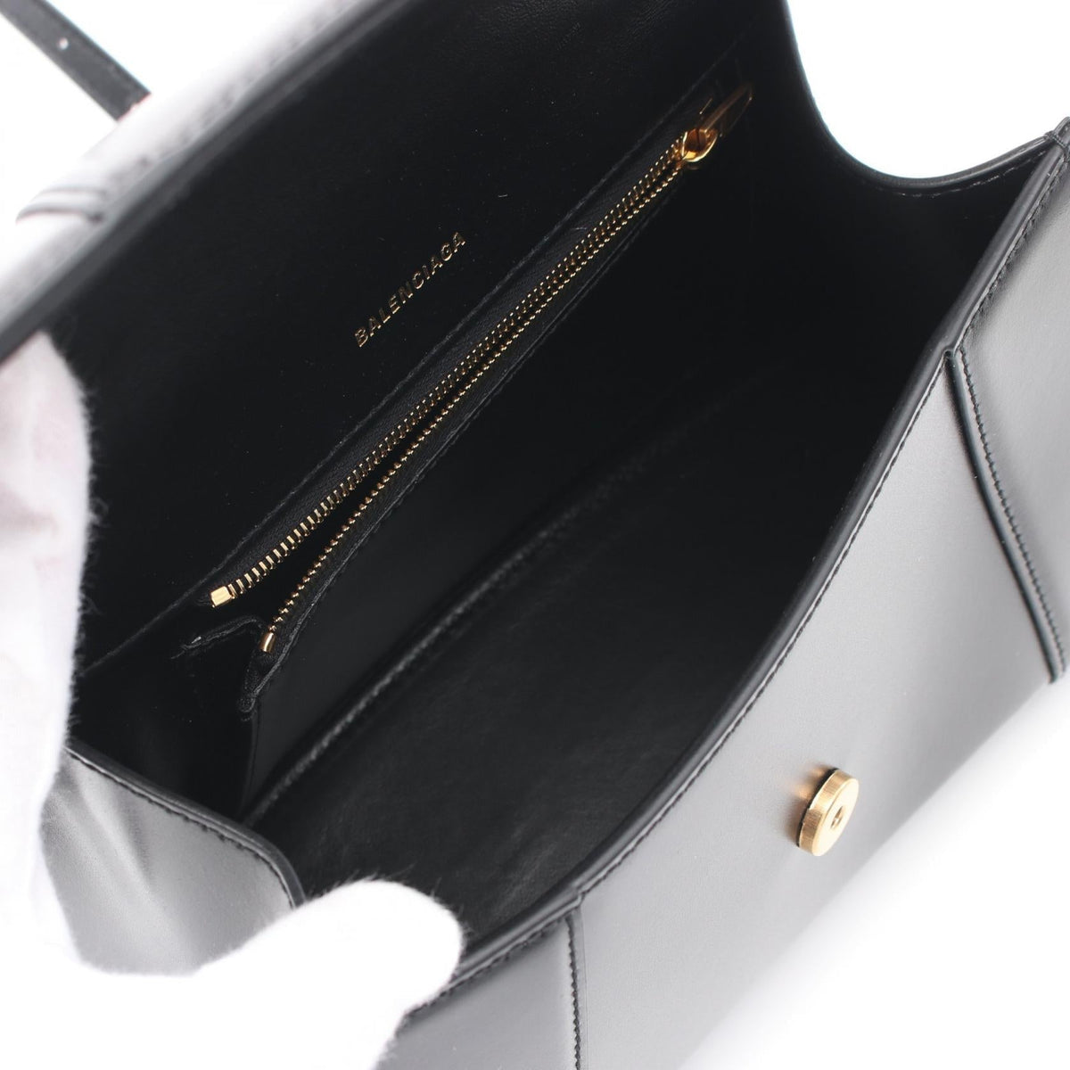 balenciaga Hourglass Small Leather Handbag