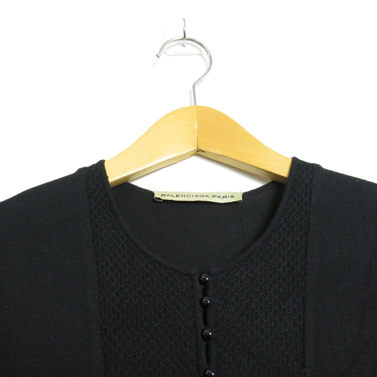 balenciaga Polyester Dress Black 163546