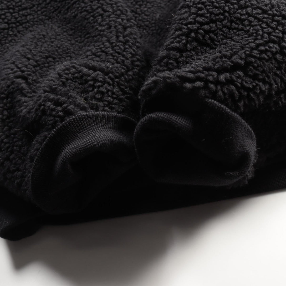 balenciaga Zip-Up Boa Hoodie Jacket Black