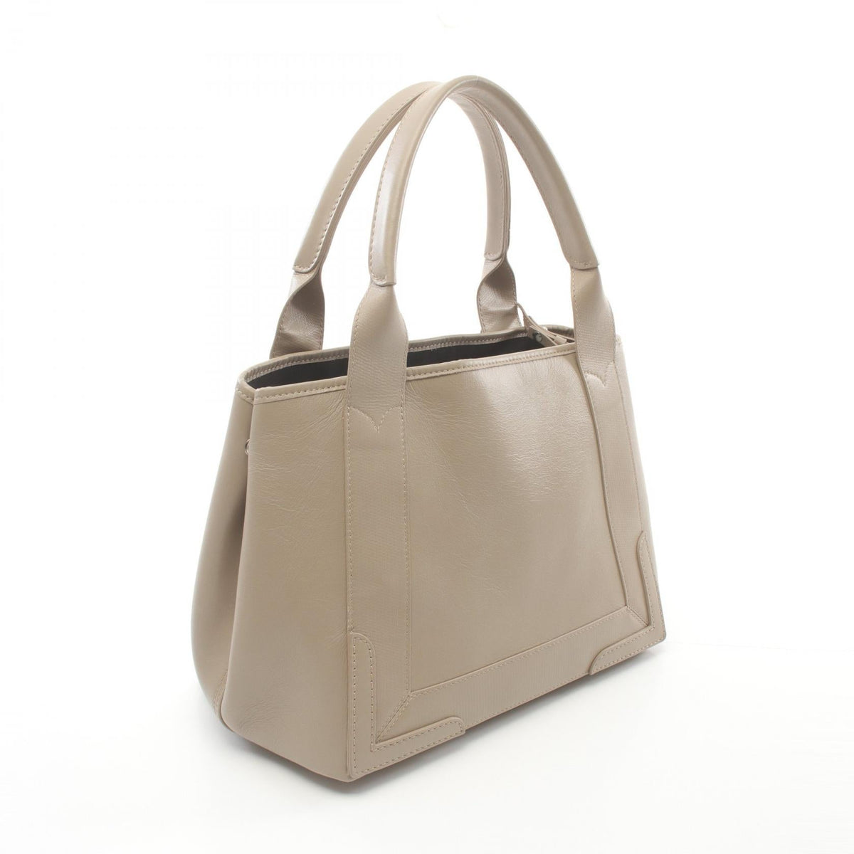 balenciaga Navy Cabas S Leather Tote Bag
