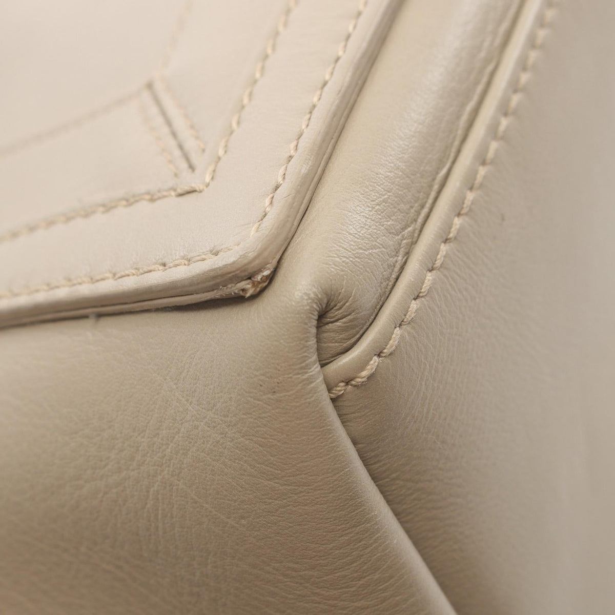balenciaga Navy Cabas S Leather Tote Bag