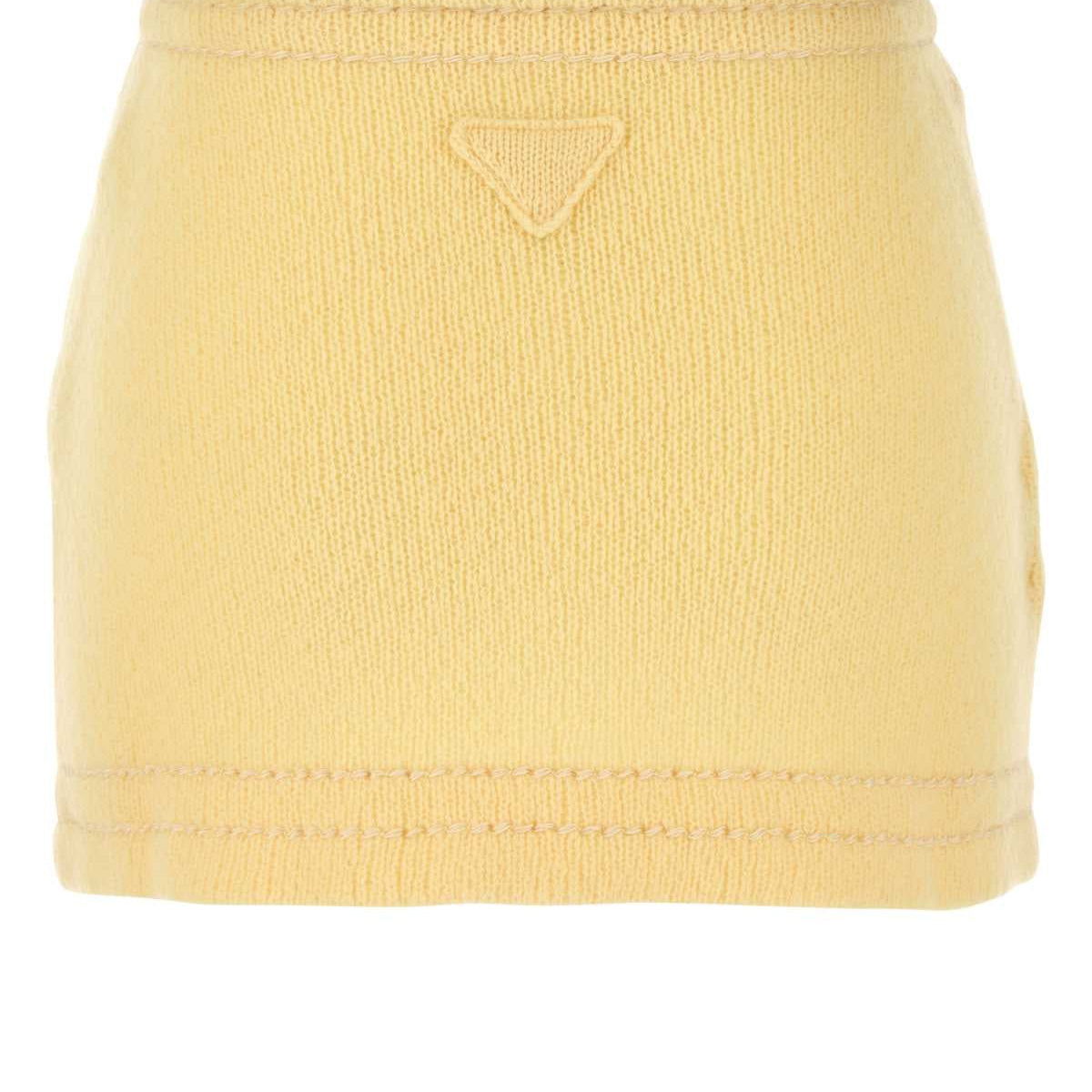 PRADA Cashmere Mini Skirt for Women