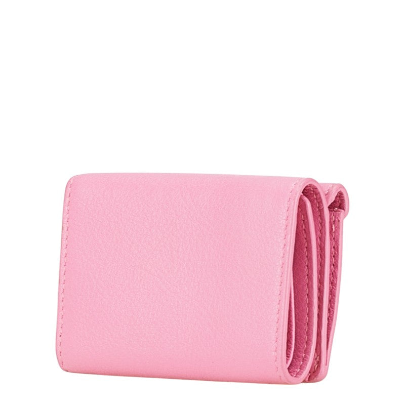 balenciaga Leather Paper Mini Wallet
