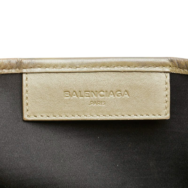 balenciaga Canvas Leather Cabas S Tote Bag