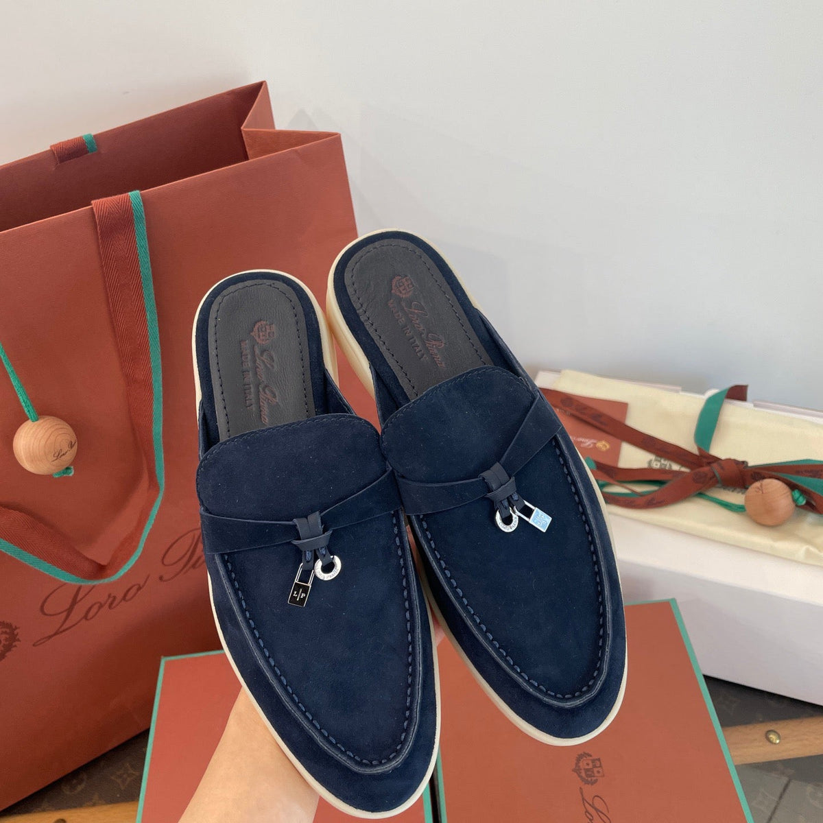 LORO P SUMMER CHARMS LOAFERS