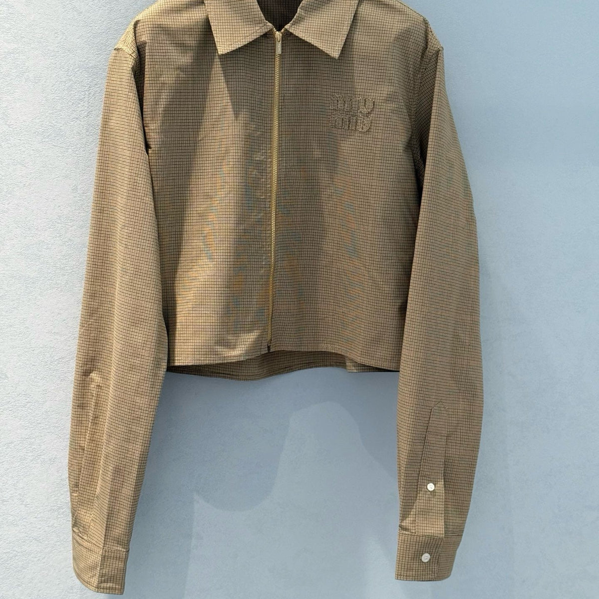 MIU M ZIP SHIRT