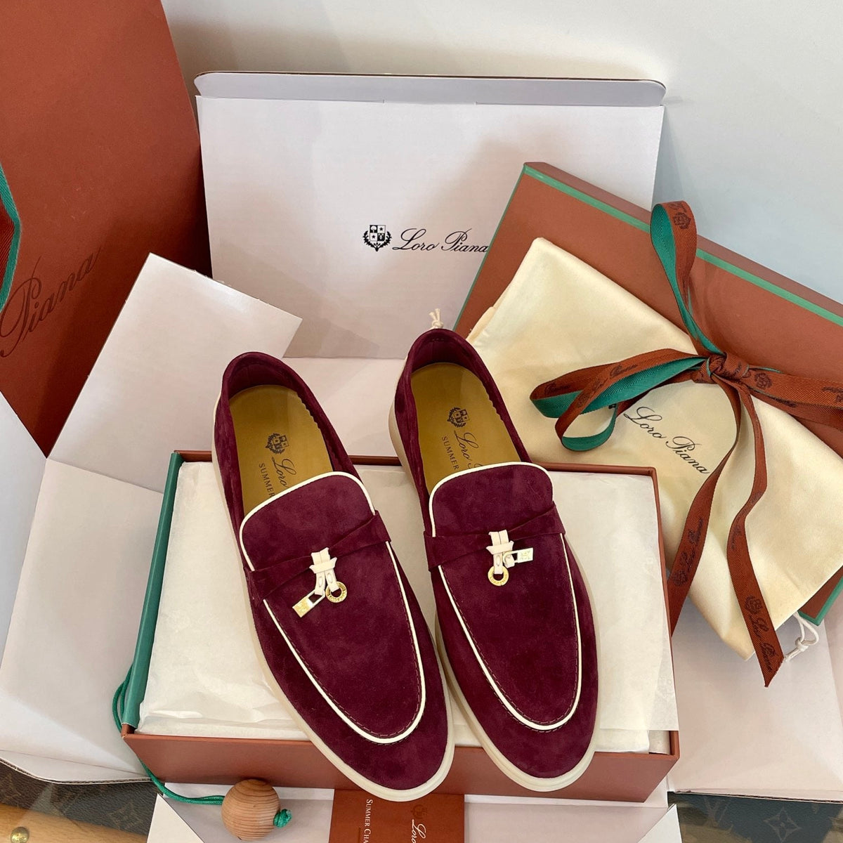 LORO P SUMMER CHARMS LOAFERS