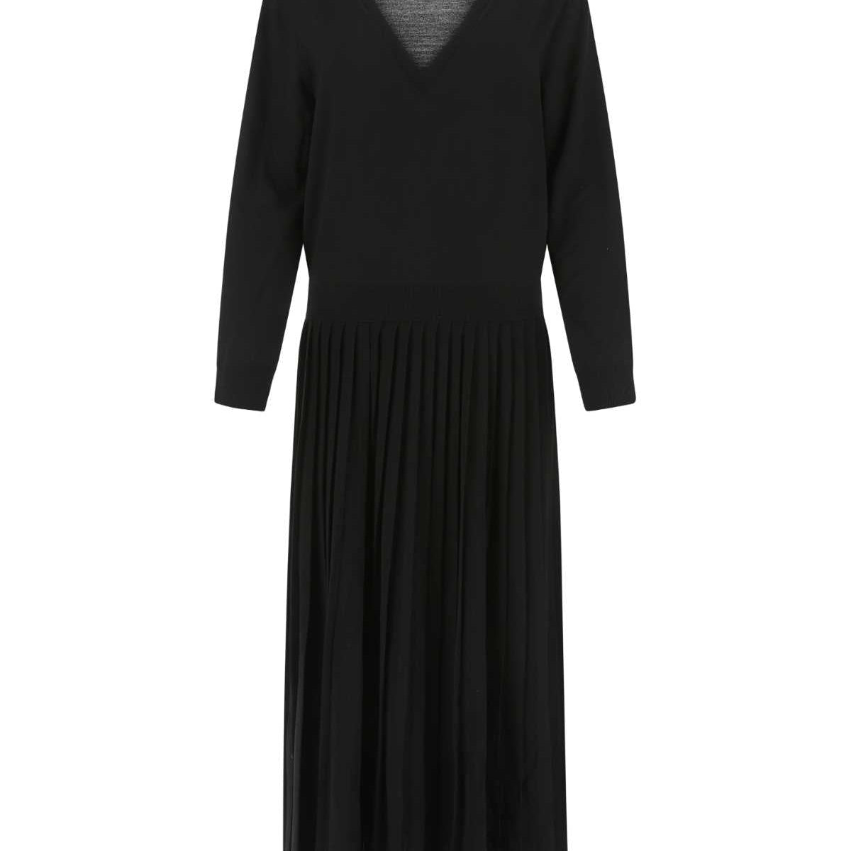 PRADA Stretch Wool Blend Mini Dress