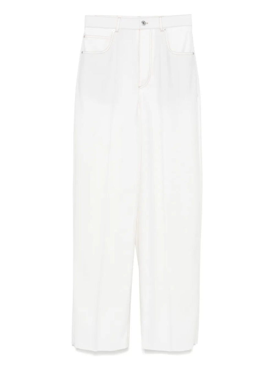 Bottega Veneta Women Pantaloni A Gamba Ampia In Denim