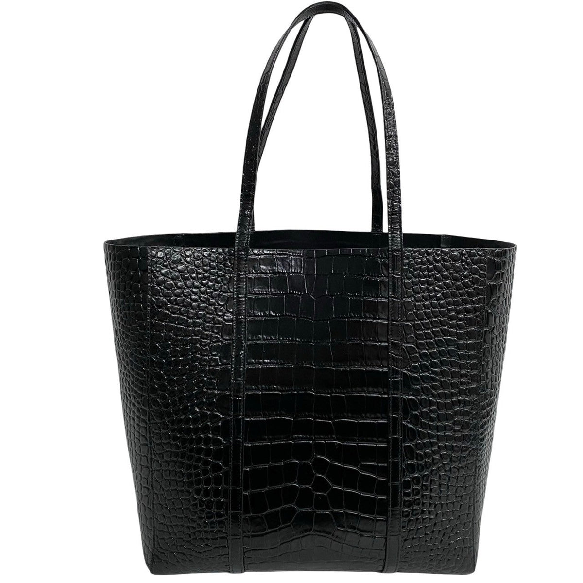 balenciaga Leather Everyday Tote Bag Black