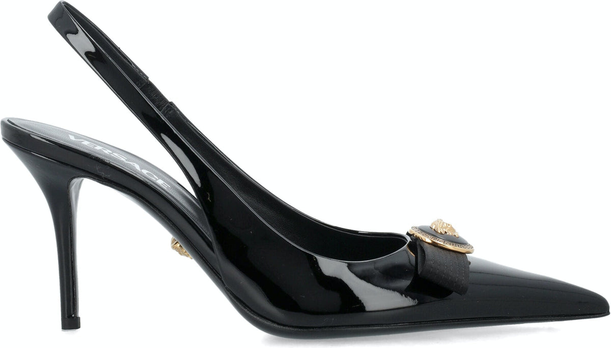 GIANNI RIBBON MID SLINGBACK PUMPS
