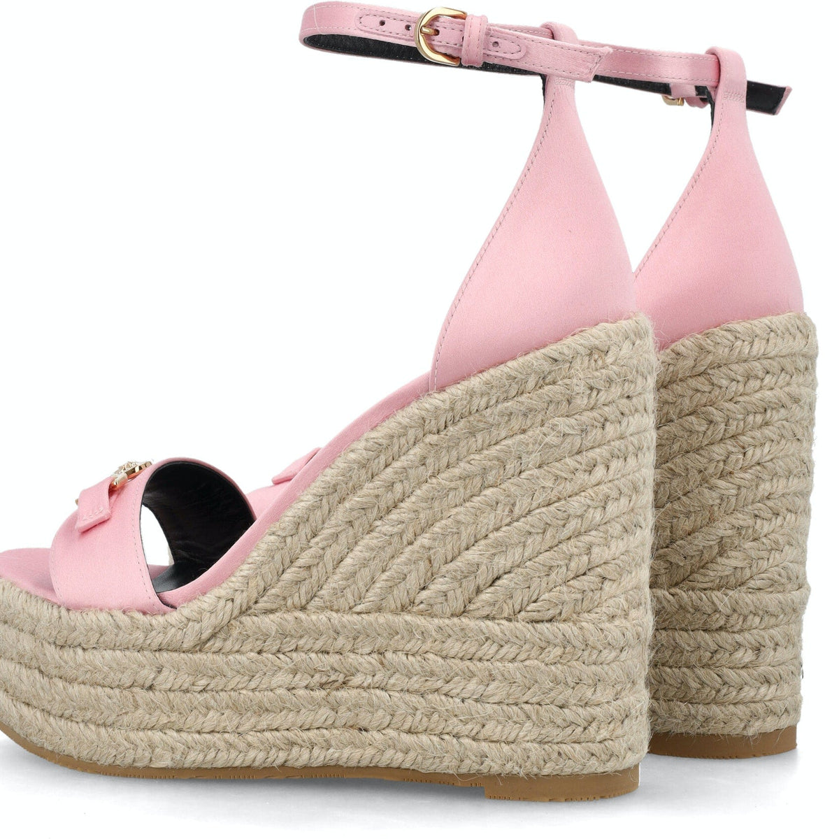MEDUSA '95 SATIN WEDGE SANDALS
