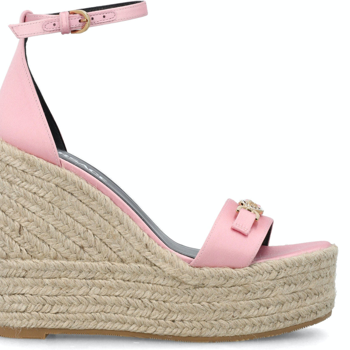 MEDUSA '95 SATIN WEDGE SANDALS