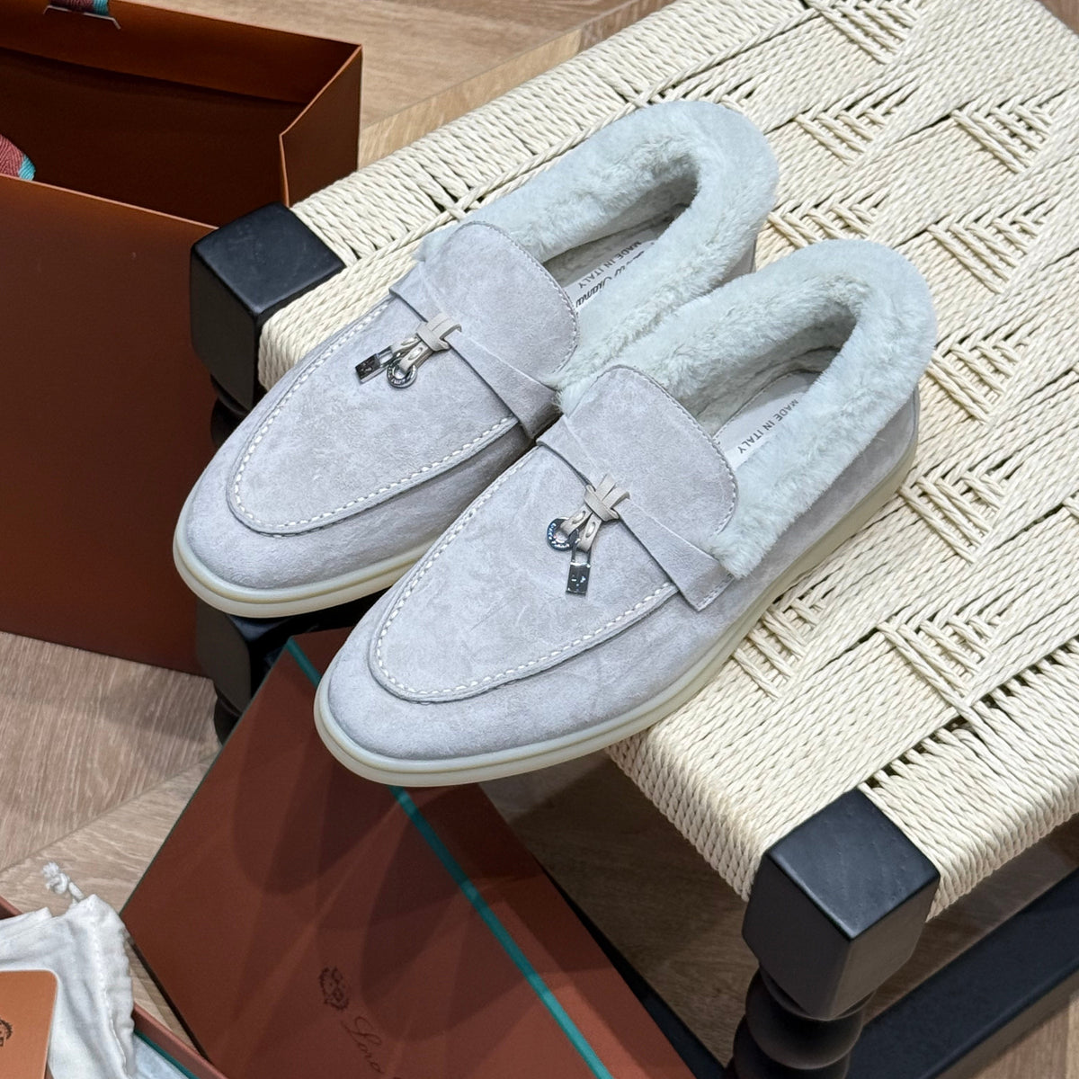 LORO P SUMMER CHARMS LOAFERS