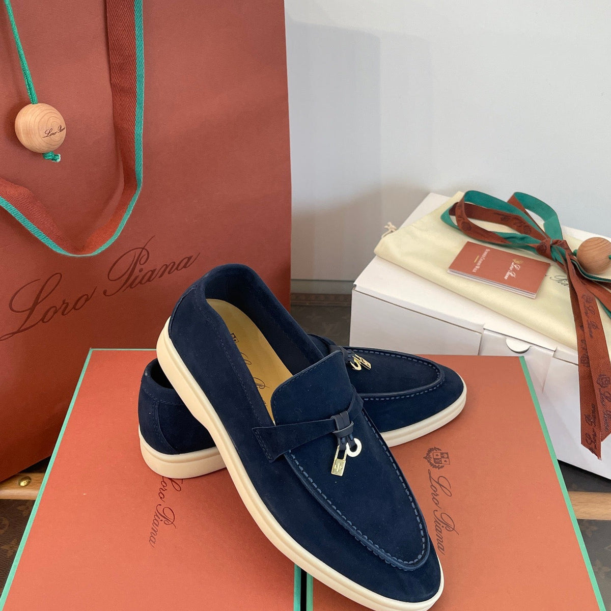 LORO P SUMMER CHARMS LOAFERS