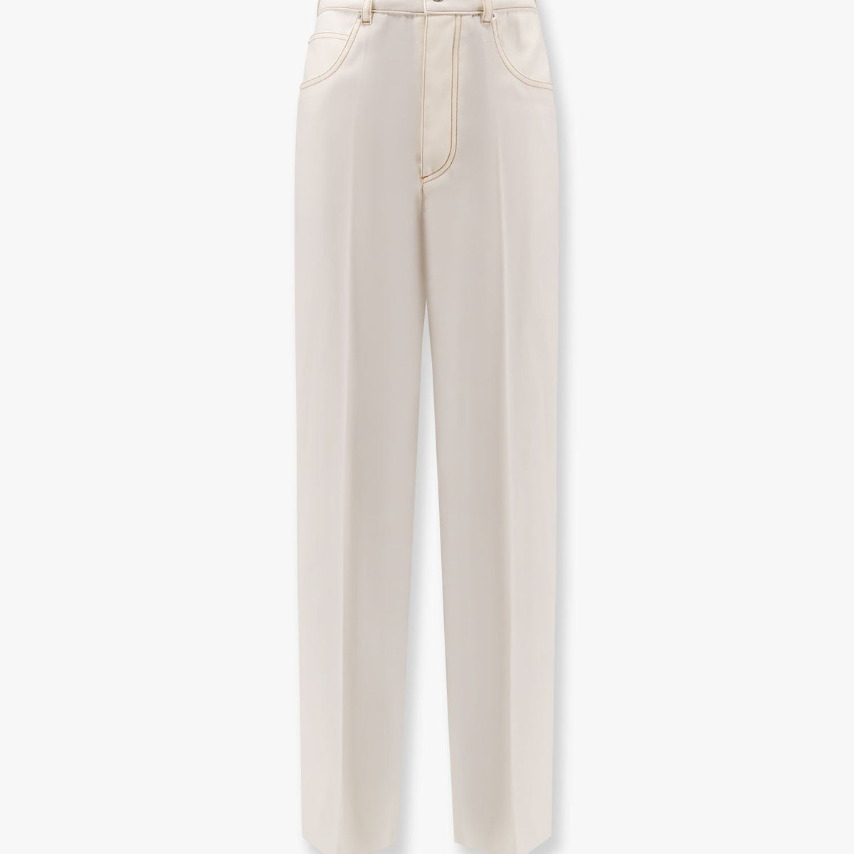 Bottega Veneta Women Wool Wide Leg Trouser