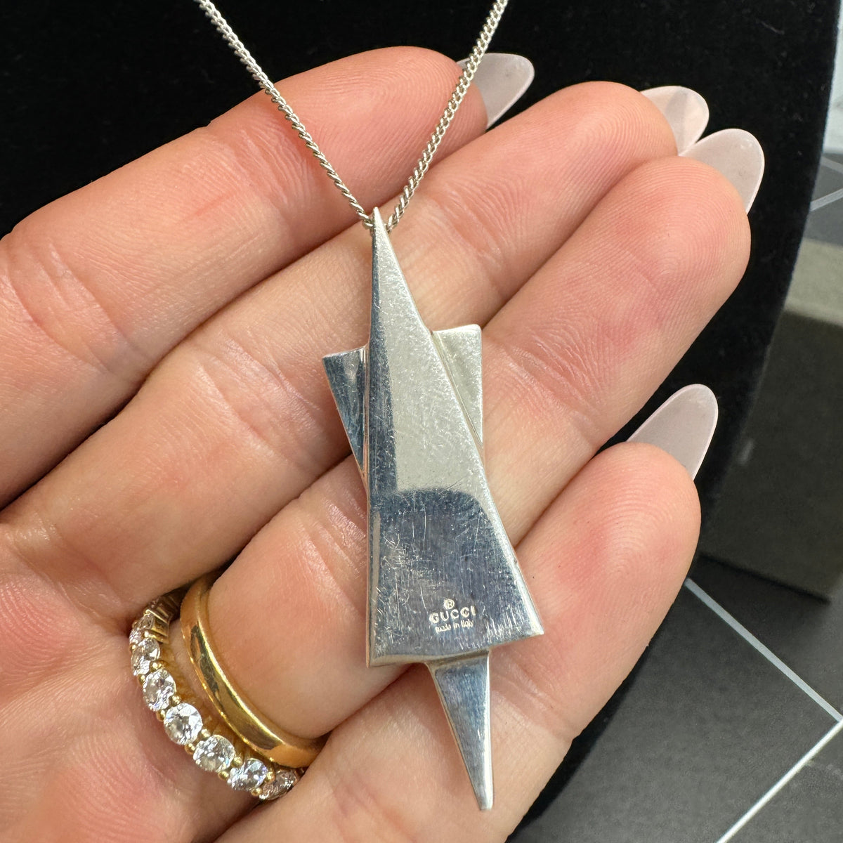 Gucci Star Silver Necklace