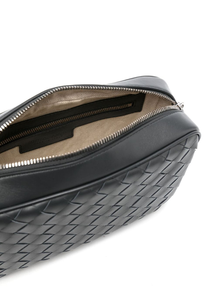 Bottega Veneta Men Camera Bag Intrecciato Piccola