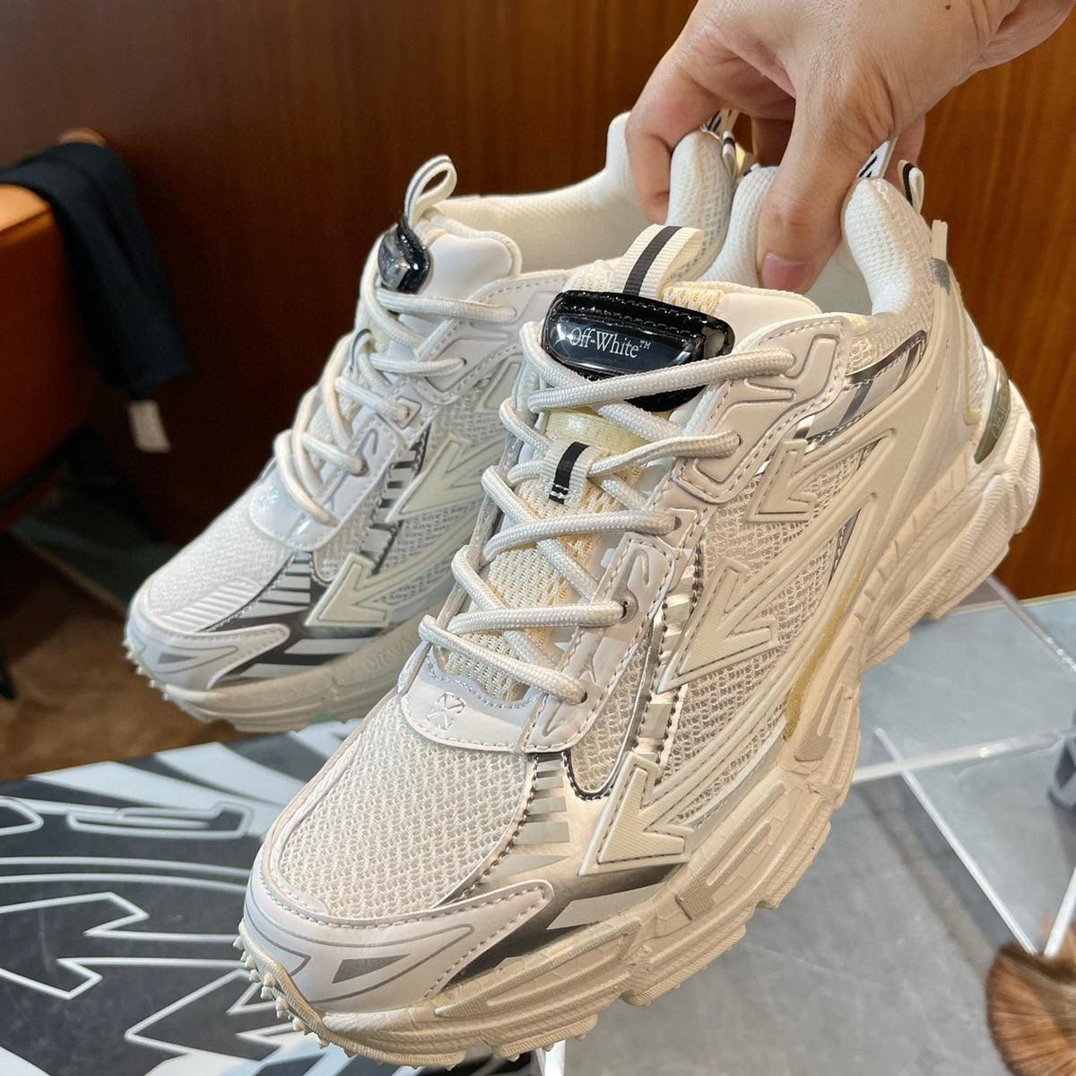 OFF W x VIRGIL ABLOH TRAINERS