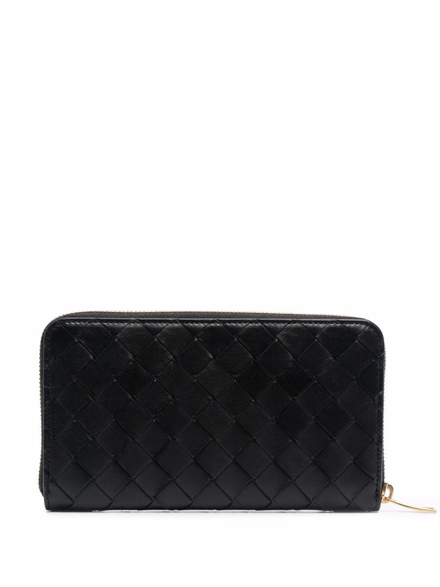 Bottega Veneta Women Portafoglio Intrecciato Con Zip
