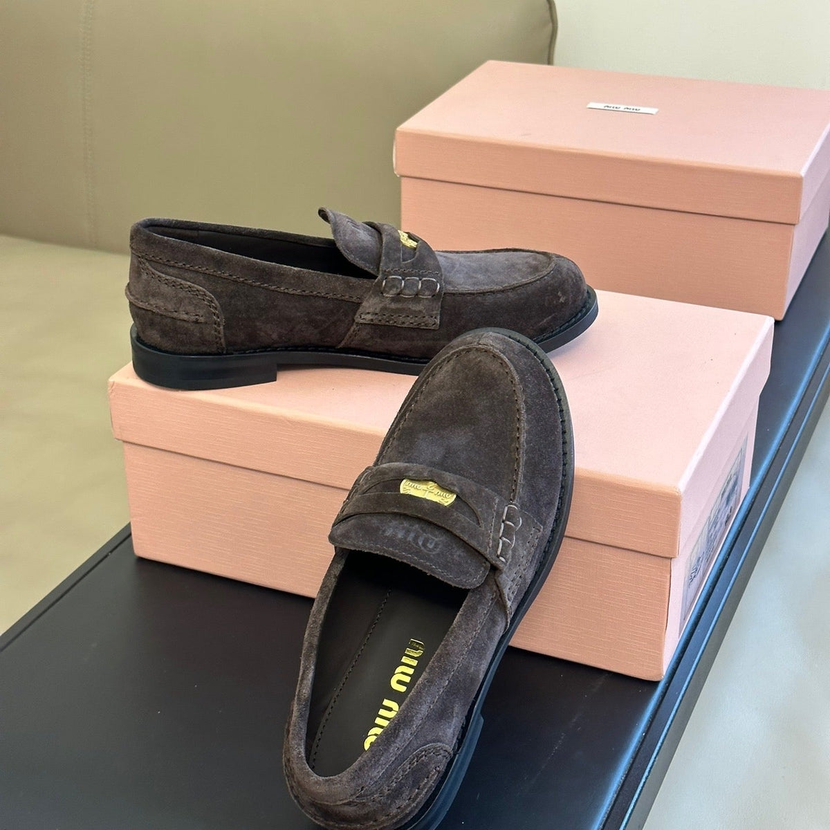 MIU M LOAFERS