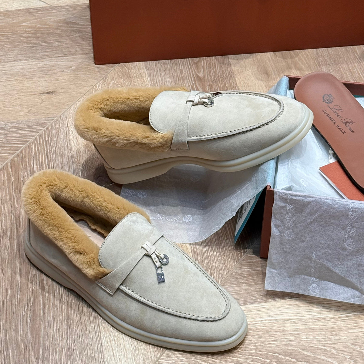 LORO P SUMMER CHARMS LOAFERS
