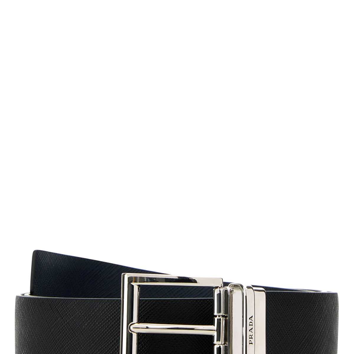 PRADA Reversible Leather Belt for Men