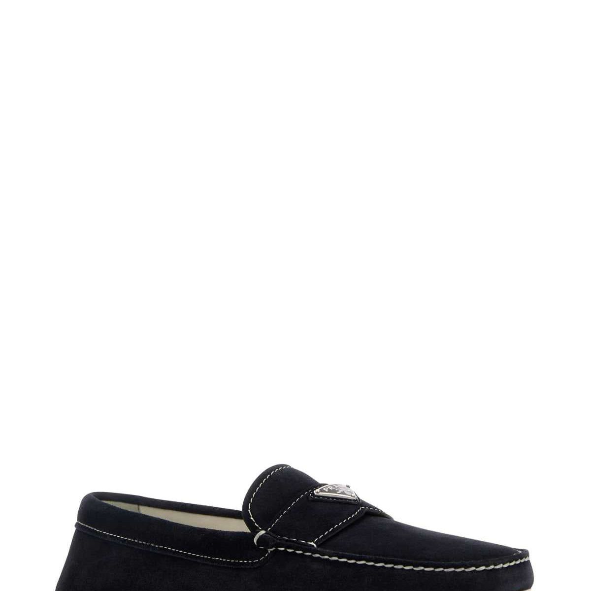 PRADA Classic Suede Loafers for Men
