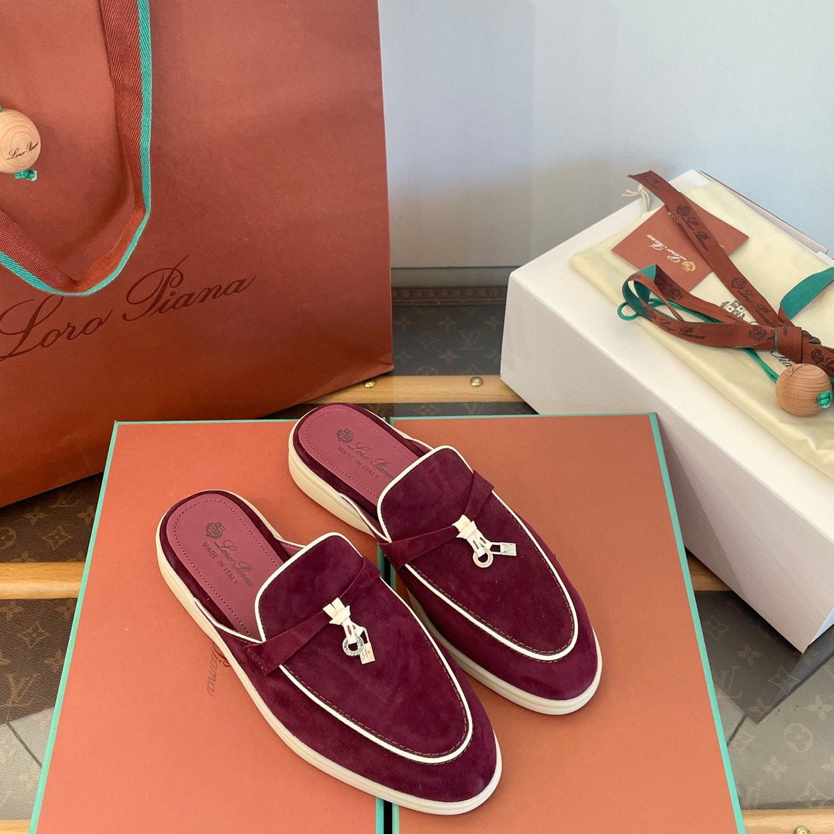LORO P SUMMER CHARMS LOAFERS