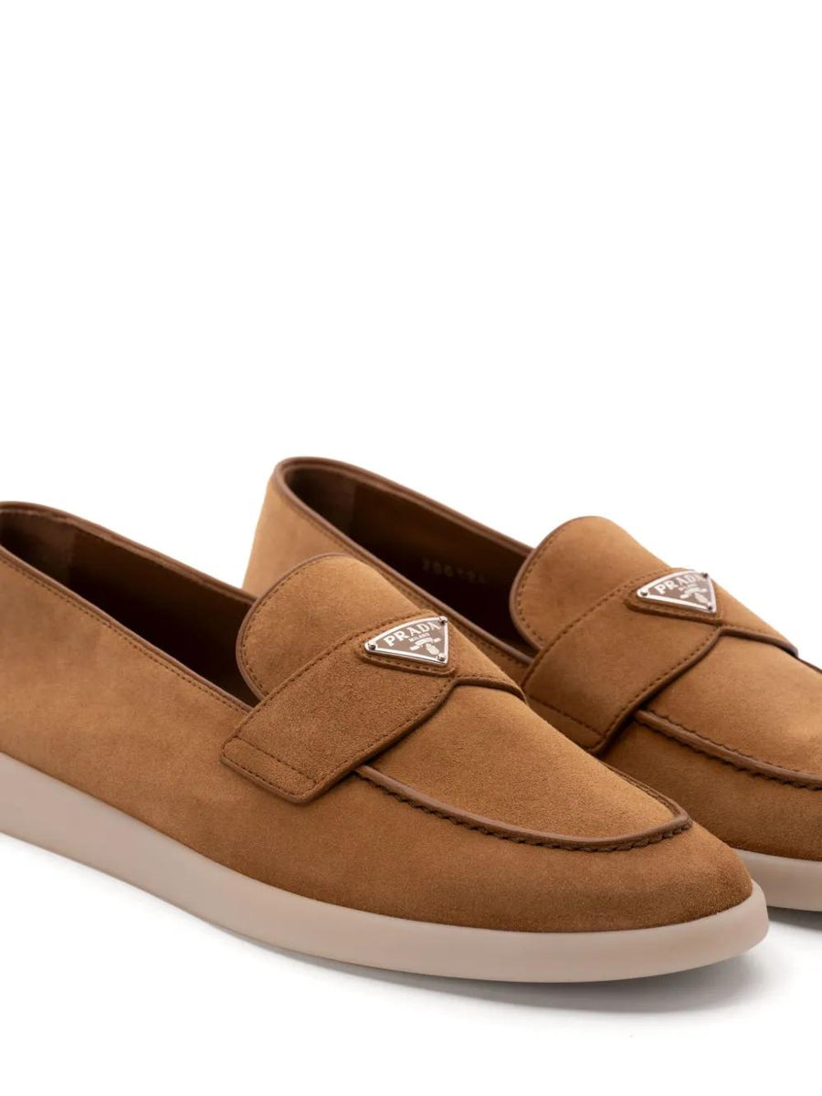 PRADA Elegant Suede Moccasins for Men