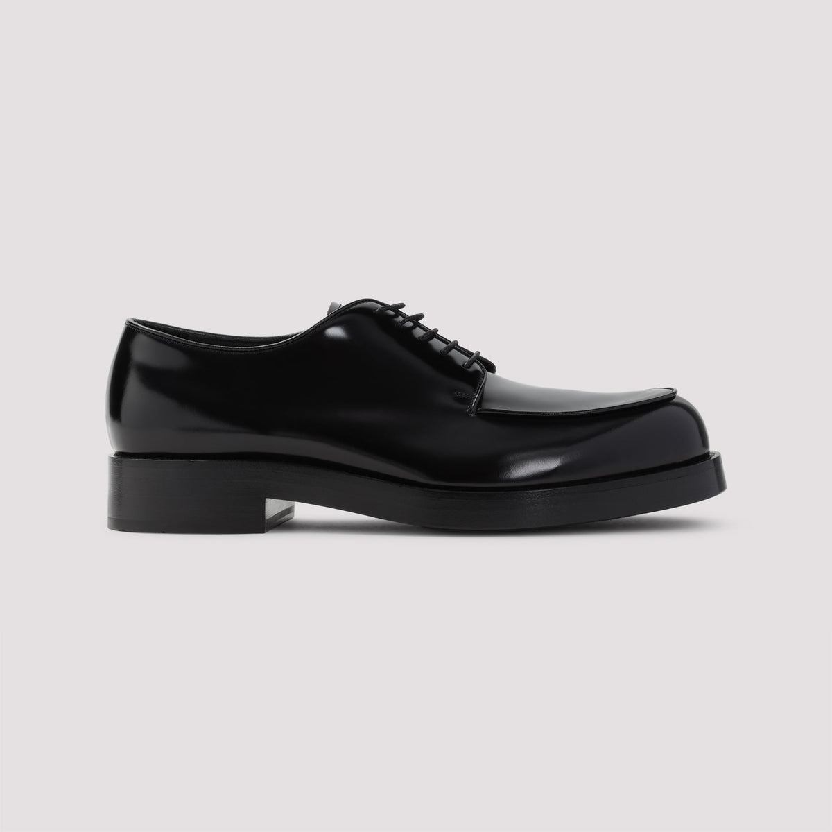 PRADA Men's Premium Leather Lace-Up Shoes - SS25 Collection